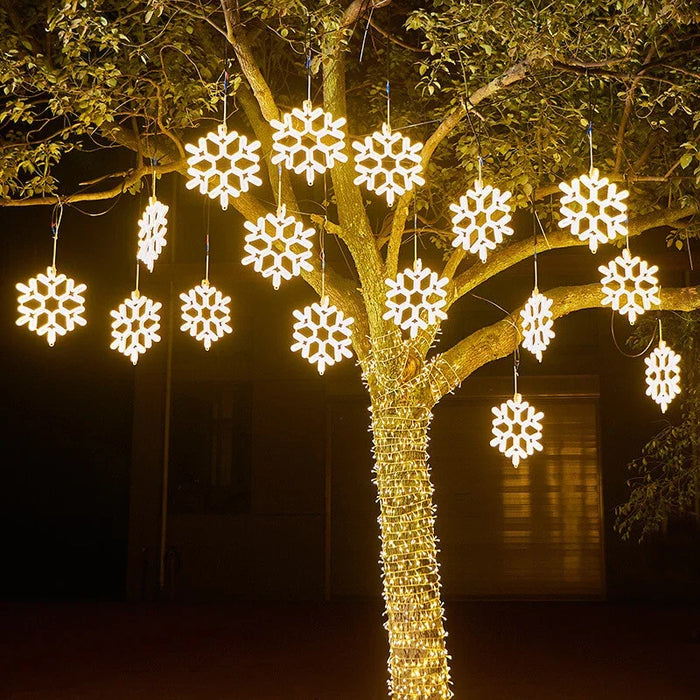 Kerstmis LED waterdichte sneeuwvlok licht