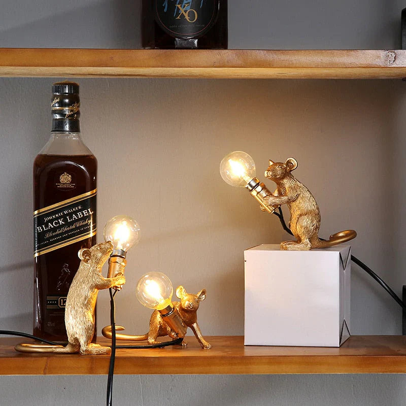 Verlichte muis - originele lamp voor in huis: muislamp