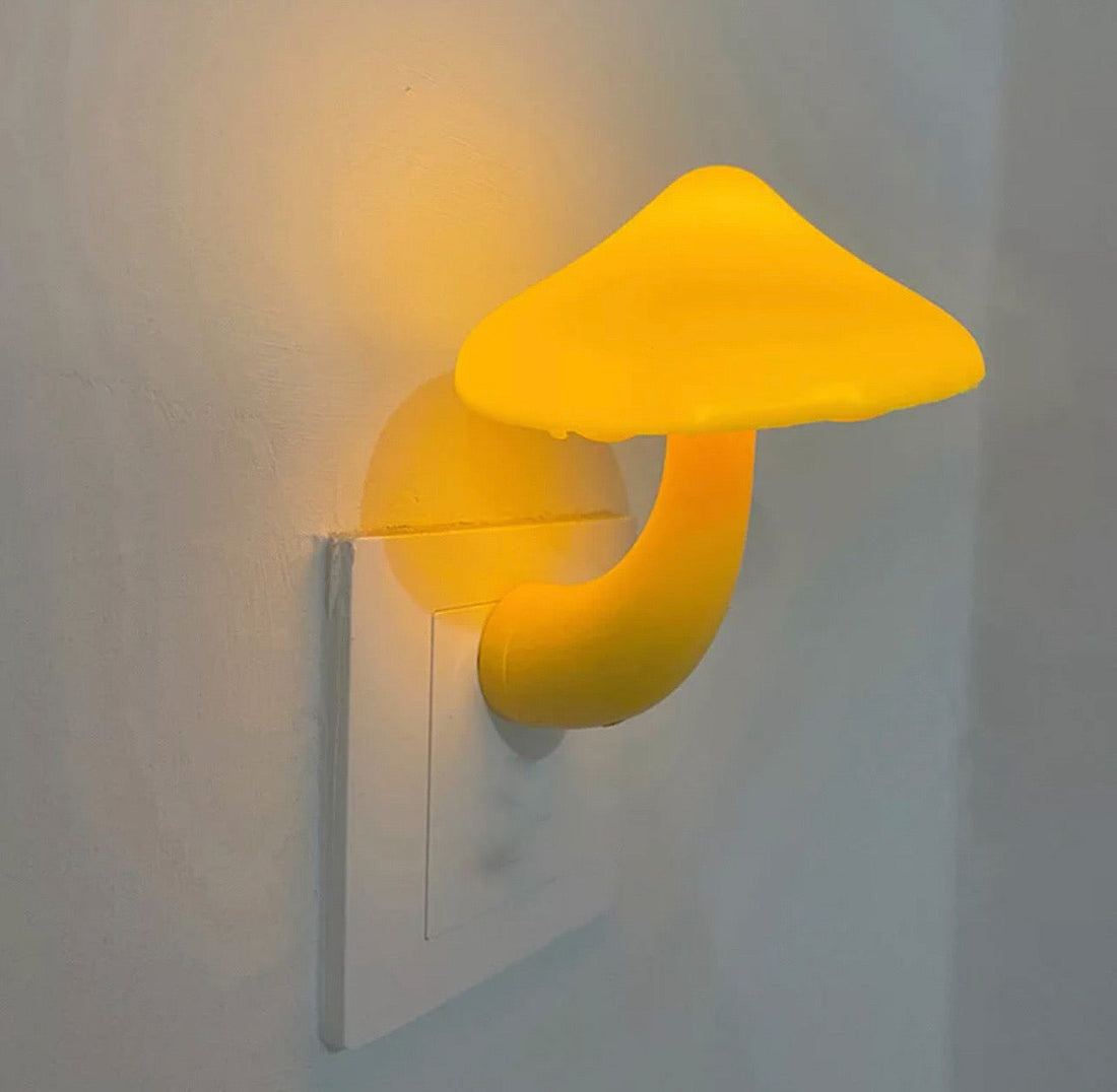 Paddestoel wandlamp