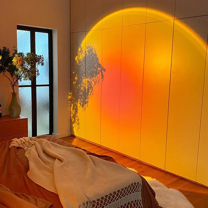 Gouden uur zonsonderganglamp