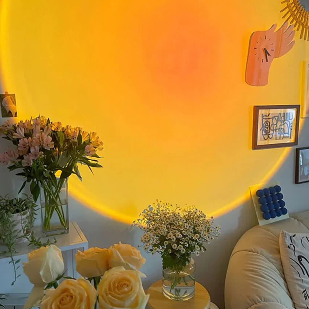 Gouden uur zonsonderganglamp