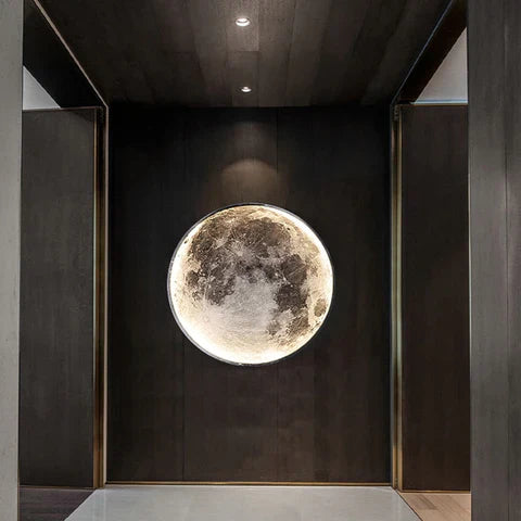 3D LED maan- of aarde plafond- of wandlamp