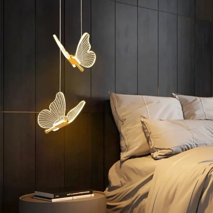 Hanglamp in de vorm van een vlinder