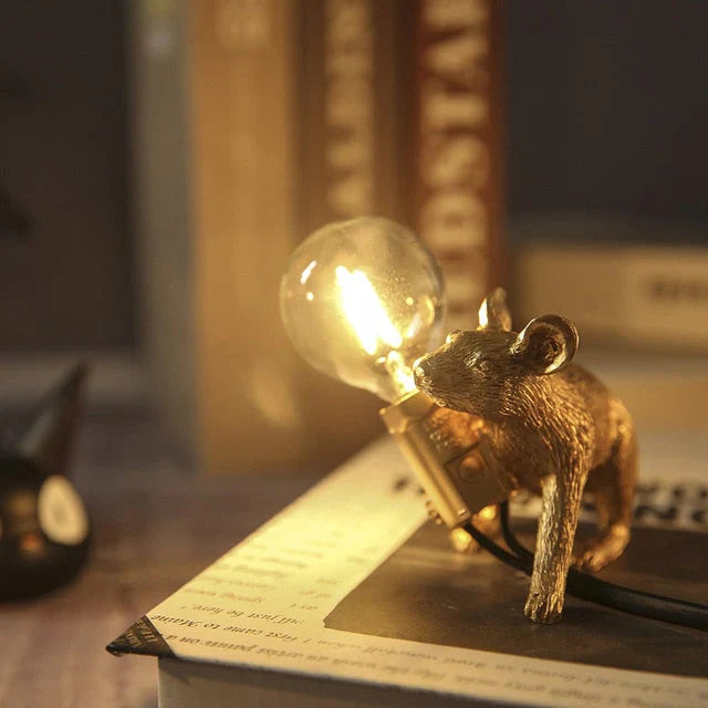 Verlichte muis - originele lamp voor in huis: muislamp