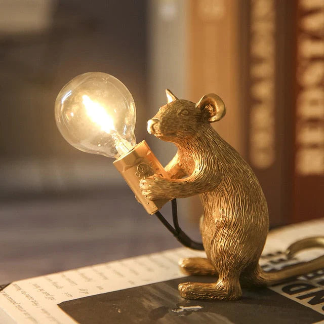 Verlichte muis - originele lamp voor in huis: muislamp
