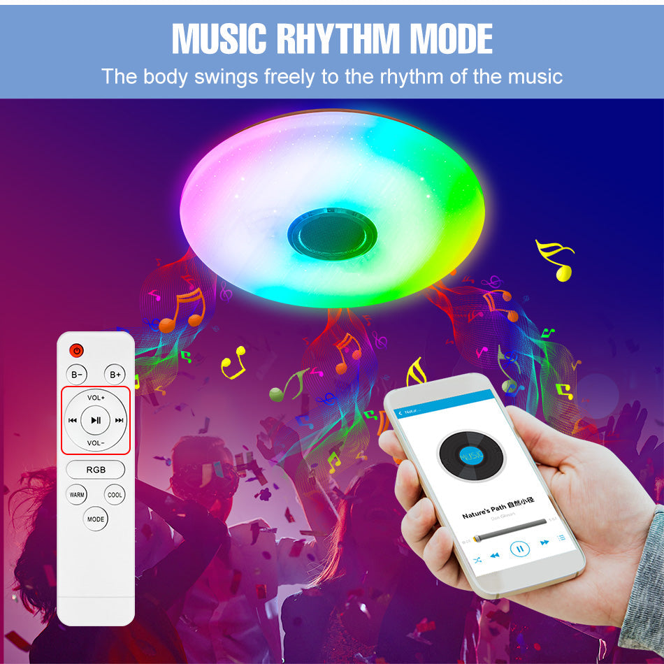 Intelligente moderne rgb plafondlamp