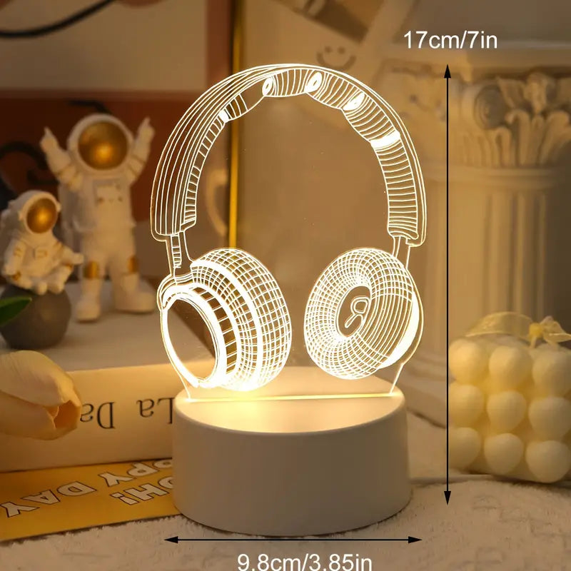3D Illusies Led-lamp Mijn motief
