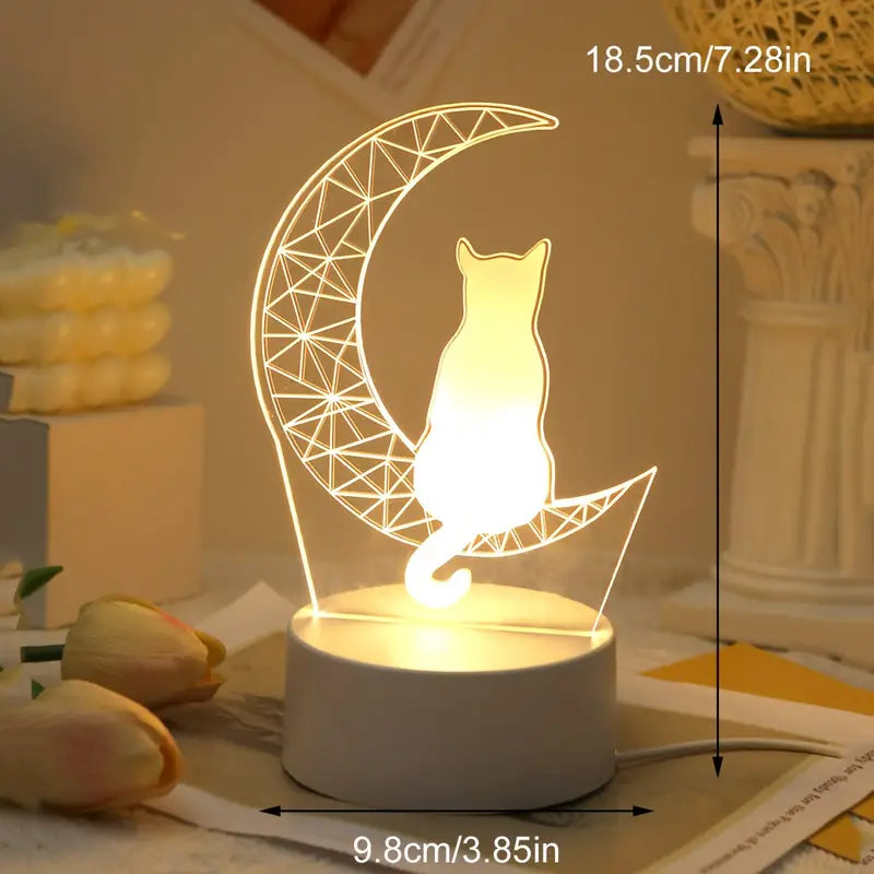 3D Illusies Led-lamp Mijn motief