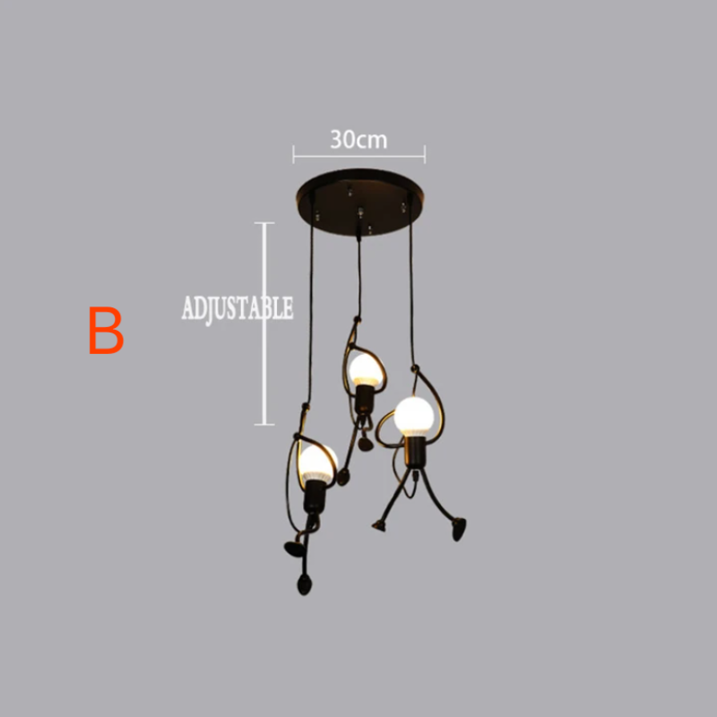 Retro hanglamp iron man
