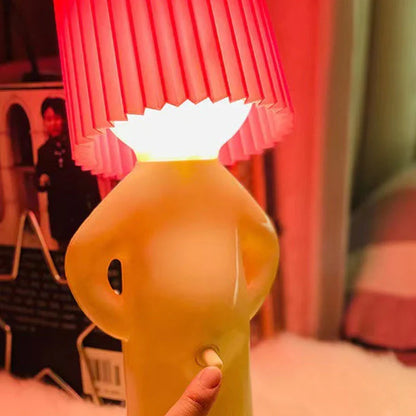 Staande man - de grappigste tafellamp die er is, creatief cadeau
