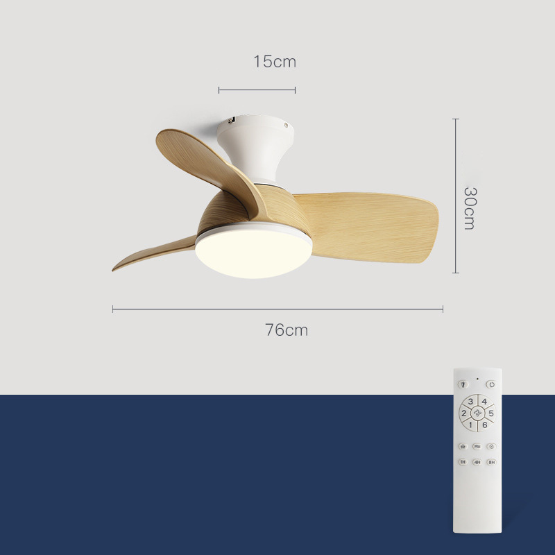 Plafondventilator voor slaapkamer met led verlichting