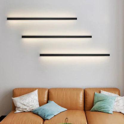 Minimalistische lineaire wandlamp led sfeerverlichting