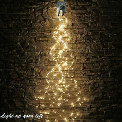 Kerstverlichting op zonne-energie