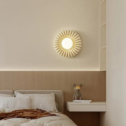 CreativeGlow – moderne wandlamp van hars voor de slaapkamer