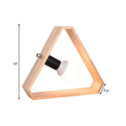 Lightstyle - hoofd beige eenvoud tafellamp voor slaapkamer