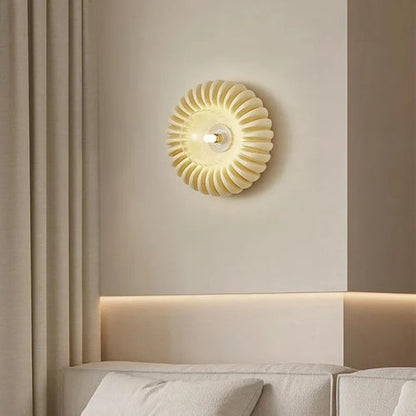 CreativeGlow – moderne wandlamp van hars voor de slaapkamer