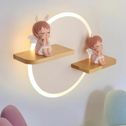 Angelight | creatieve scandinavische LED-wandlampen voor kinderkamers