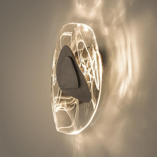 Creatieve moderne led wandlamp van glas