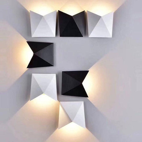 EcoLume | moderne minimalistische origami LED-wandlamp