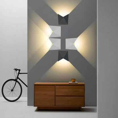 EcoLume | moderne minimalistische origami LED-wandlamp