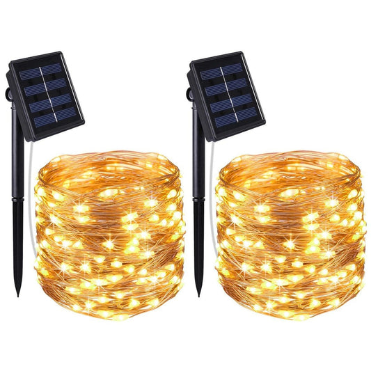 Kerstverlichting op zonne-energie