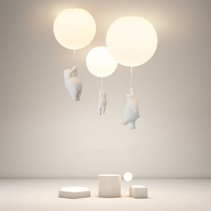 SkyDream plafondlampen kinder hanglamp beer en ballon