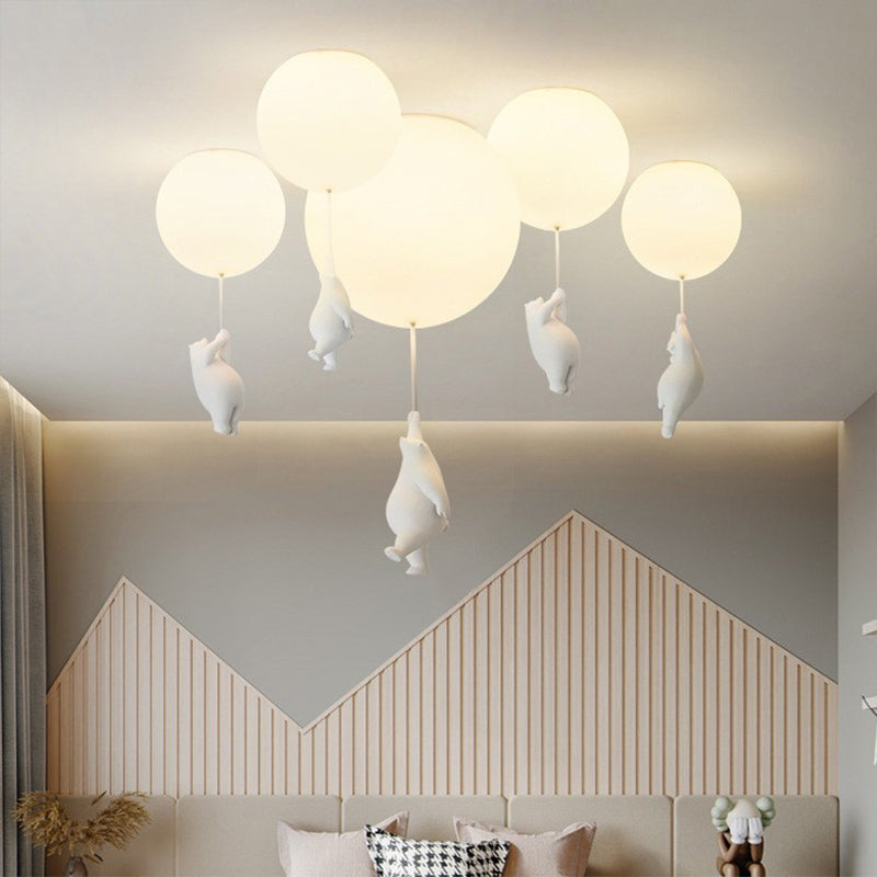 SkyDream plafondlampen kinder hanglamp beer en ballon