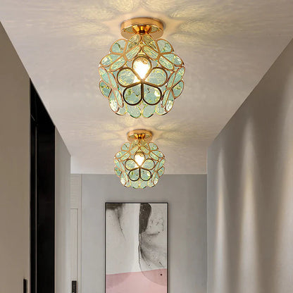 BlossomGlow – plafondlamp in bloemenstijl