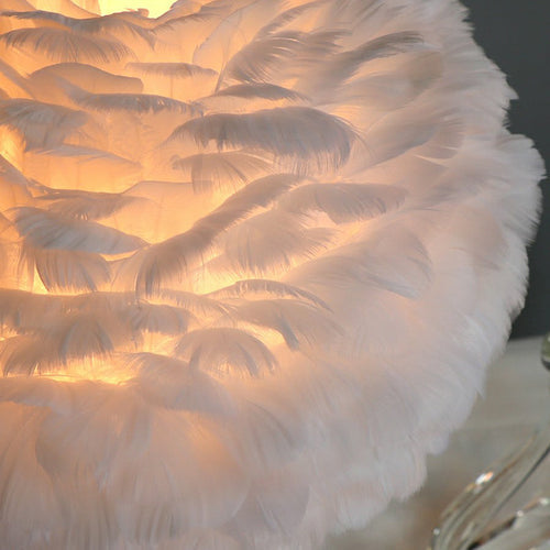 Elegant Light - romantische tafellamp van veerkristal