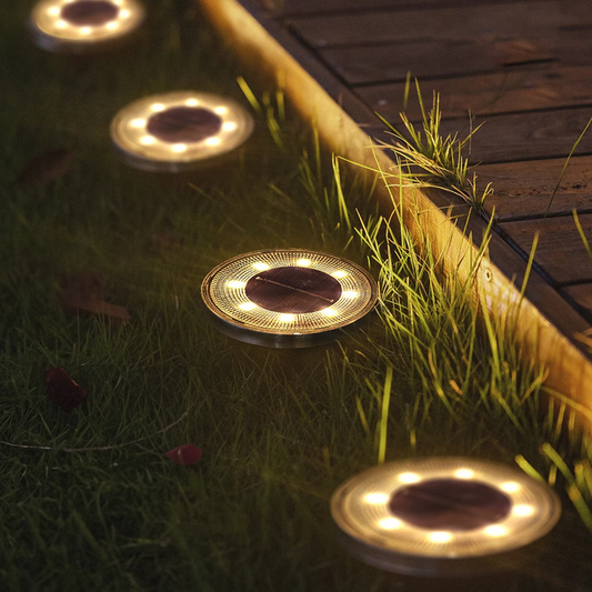 Waterdichte lampen op zonne-energie