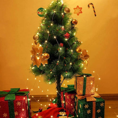 Kerstverlichting op zonne-energie