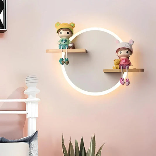 Angelight | creatieve scandinavische LED-wandlampen voor kinderkamers