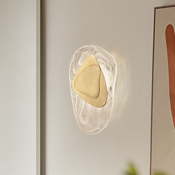 Creatieve moderne led wandlamp van glas