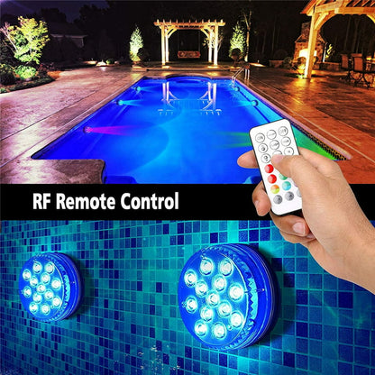 Onderwaterzwembadverlichting met 10 LED's