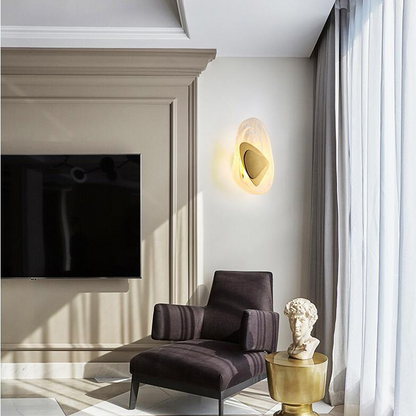 Creatieve moderne led wandlamp van glas