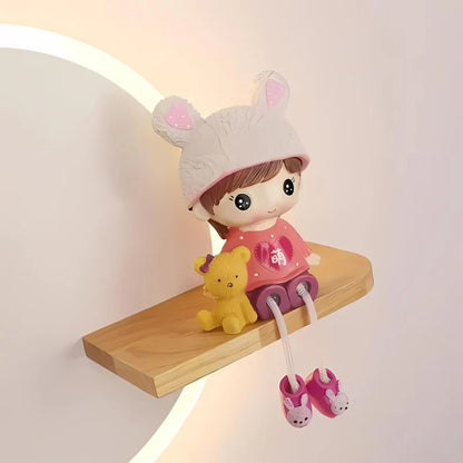 Angelight | creatieve scandinavische LED-wandlampen voor kinderkamers