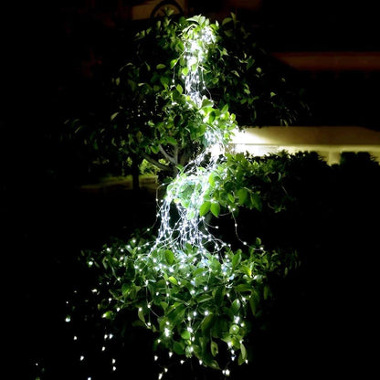 Kerstverlichting op zonne-energie