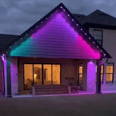Slimme regenboog led permanent decoratief licht