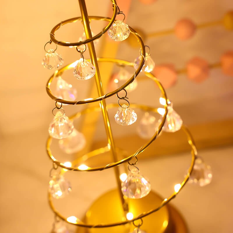 Winterglans kristalboomlamp – feestelijke elegantie voor uw huis