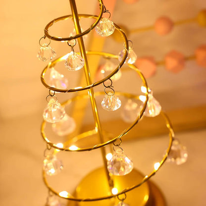 Winterglans kristalboomlamp – feestelijke elegantie voor uw huis