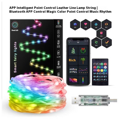 Slimme regenboog led permanent decoratief licht
