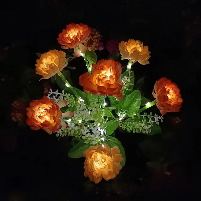 ZonneSpectra | moderne buitenlamp in bloemmotief