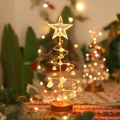 Winterglans kristalboomlamp – feestelijke elegantie voor uw huis