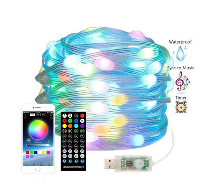 Slimme regenboog led permanent decoratief licht