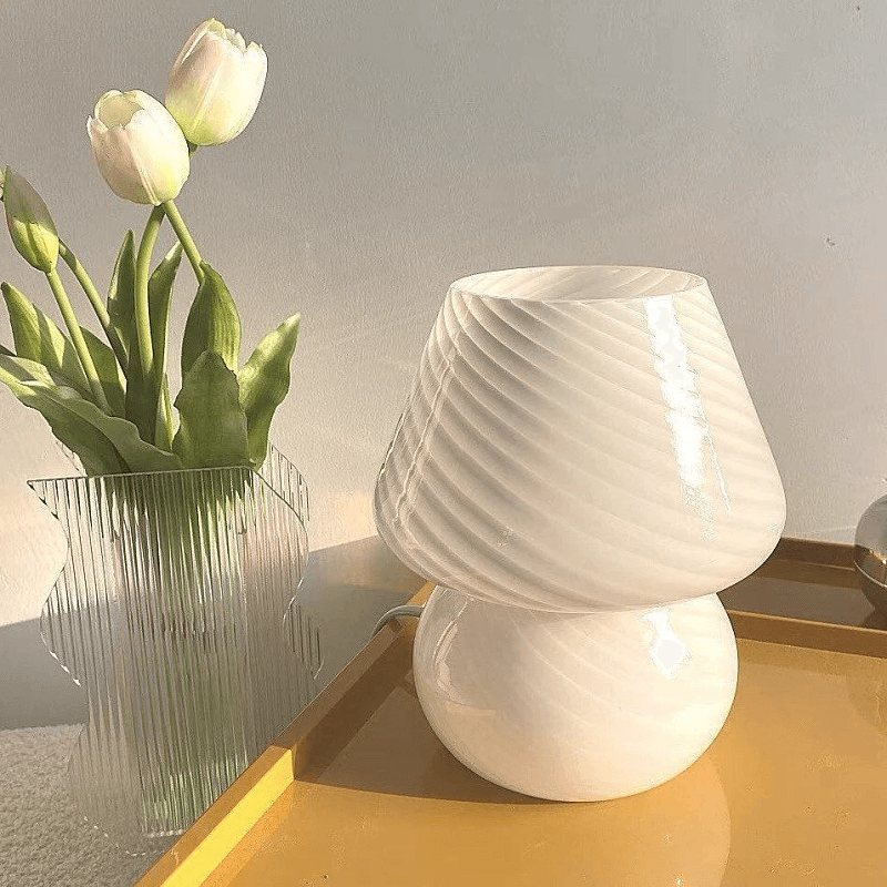 Murano paddestoel tafellamp