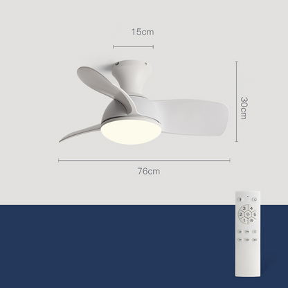 Plafondventilator voor slaapkamer met led verlichting