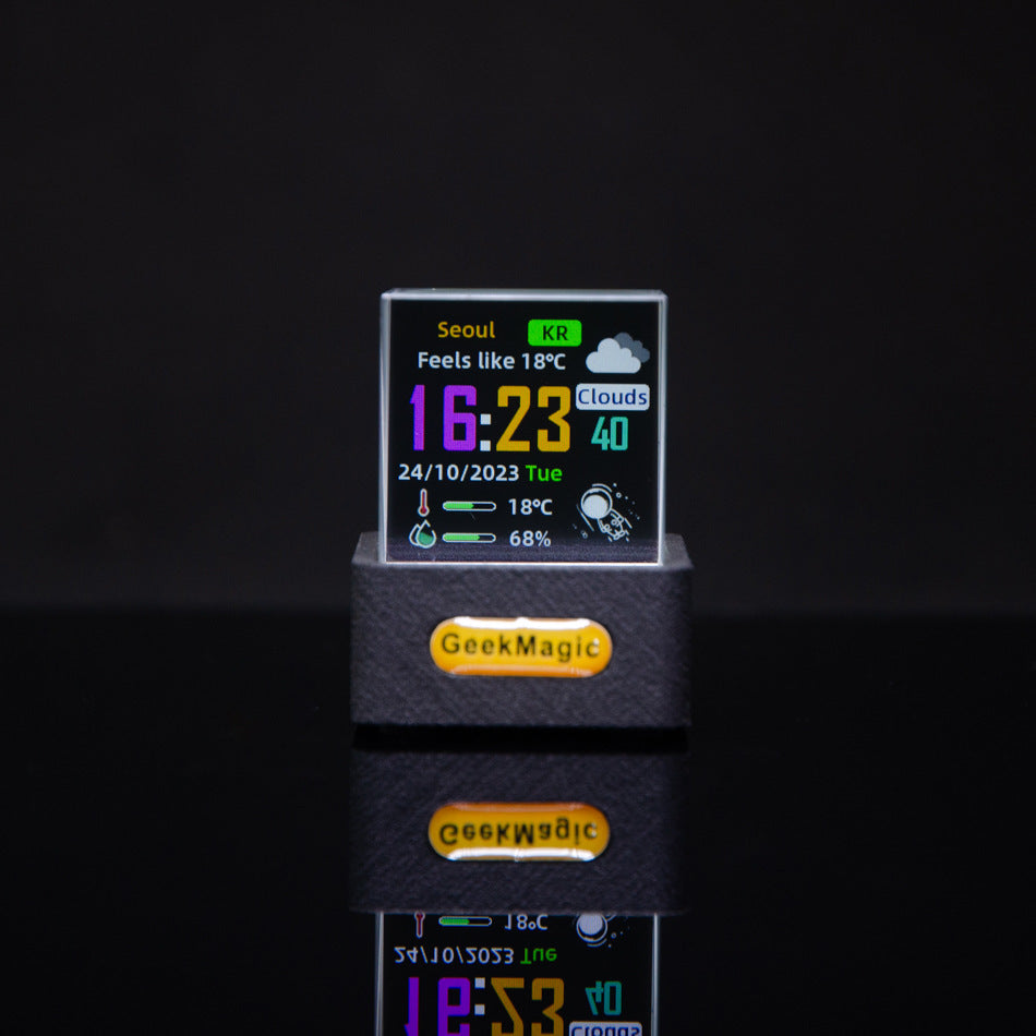 Trendy mini-transparant wifi-natter display