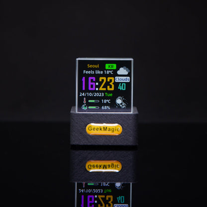Trendy mini-transparant wifi-natter display
