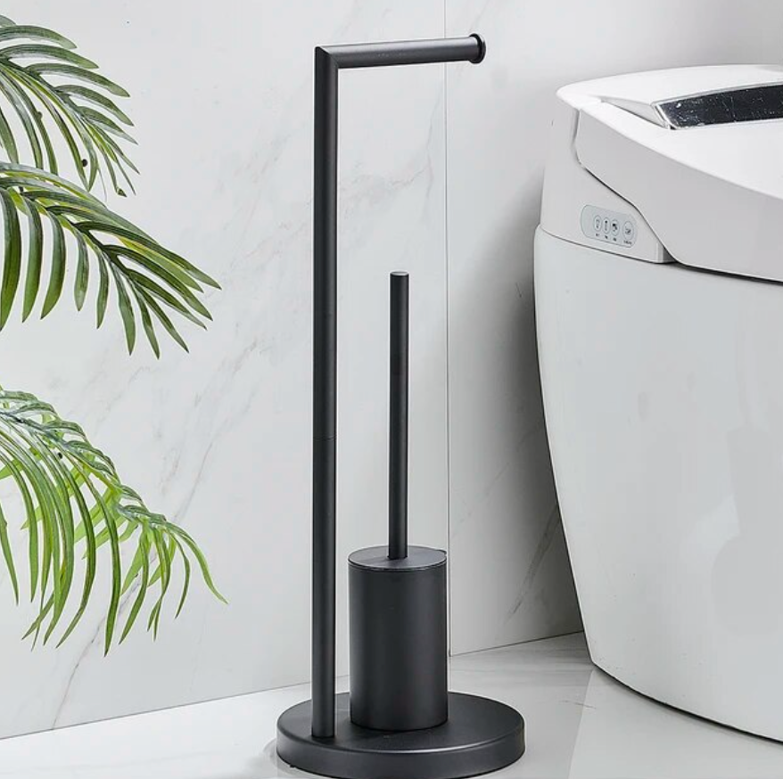 Skyla - toiletrolhouder met borstel