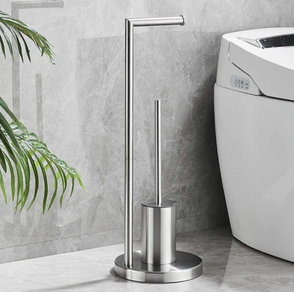 Skyla - toiletrolhouder met borstel